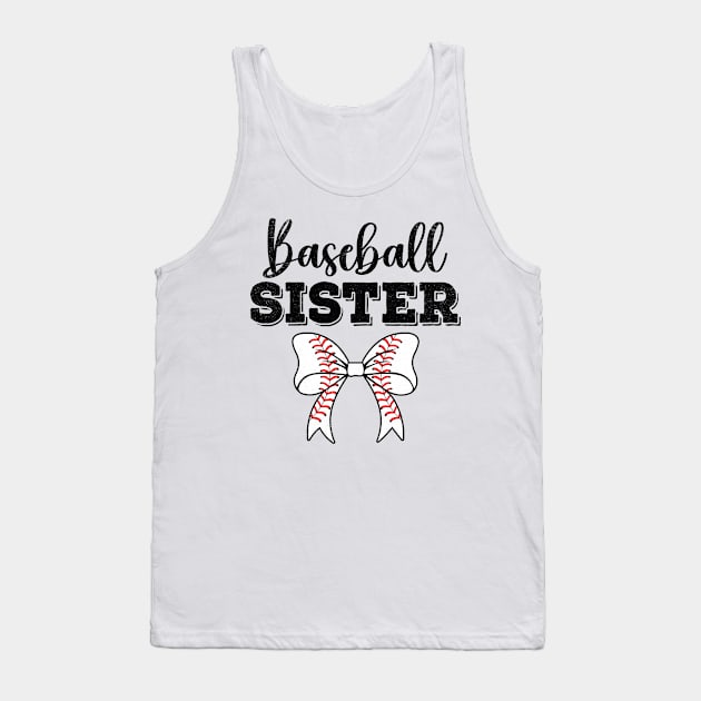 Baseball Sister Tank Top by sinhocreative